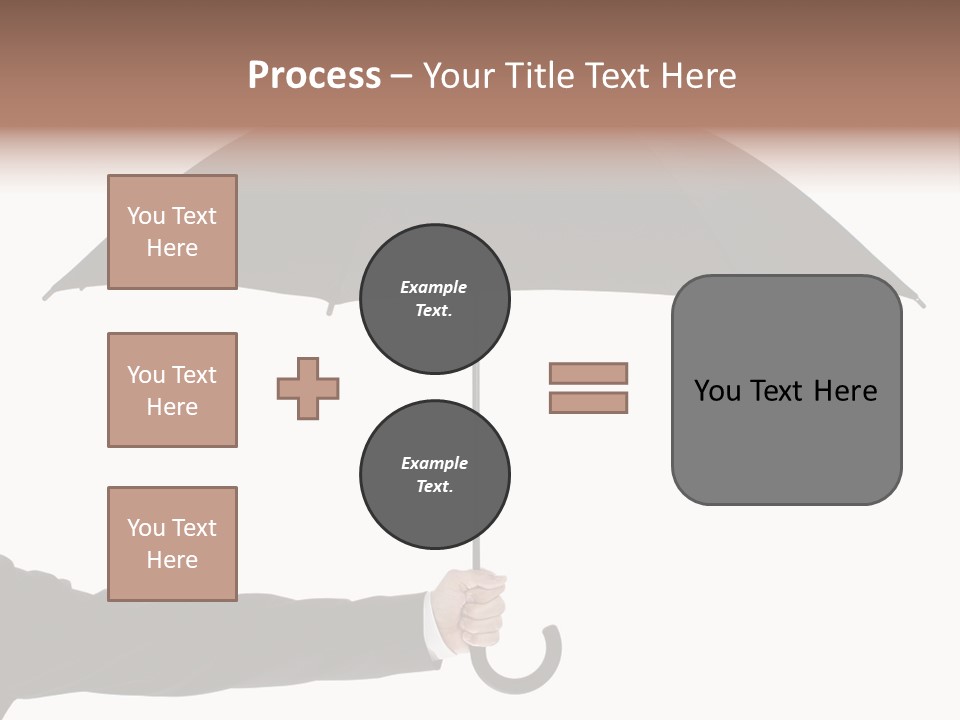 Parasol Symbol Elegant PowerPoint Template