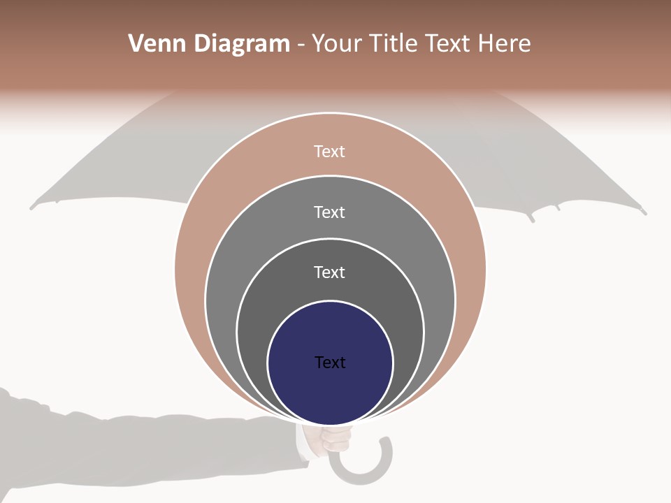 Parasol Symbol Elegant PowerPoint Template