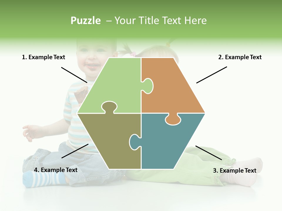 Green Cute Food PowerPoint Template