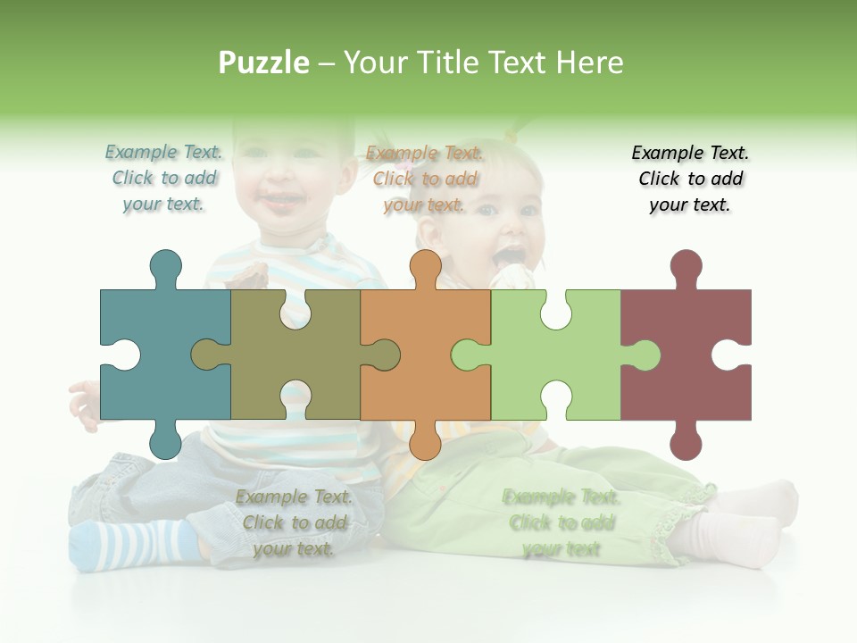 Green Cute Food PowerPoint Template