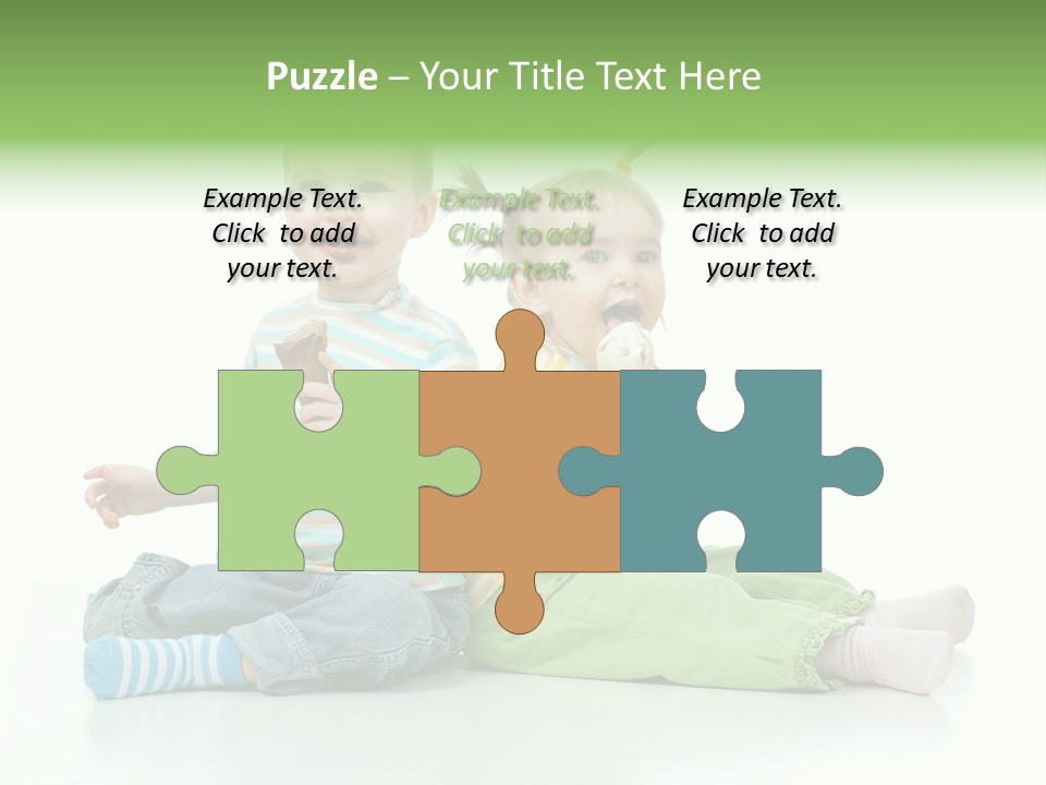 Green Cute Food PowerPoint Template