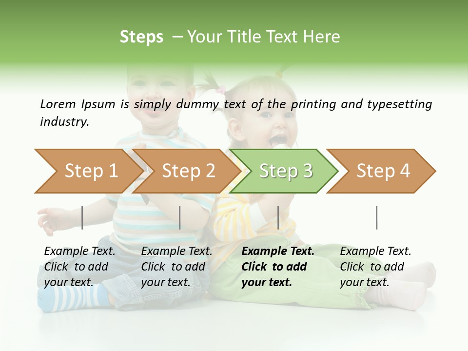 Green Cute Food PowerPoint Template