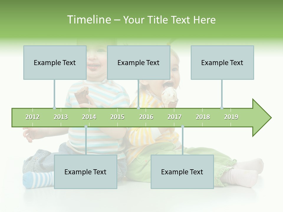Green Cute Food PowerPoint Template