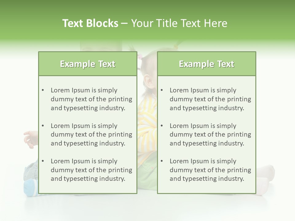 Green Cute Food PowerPoint Template