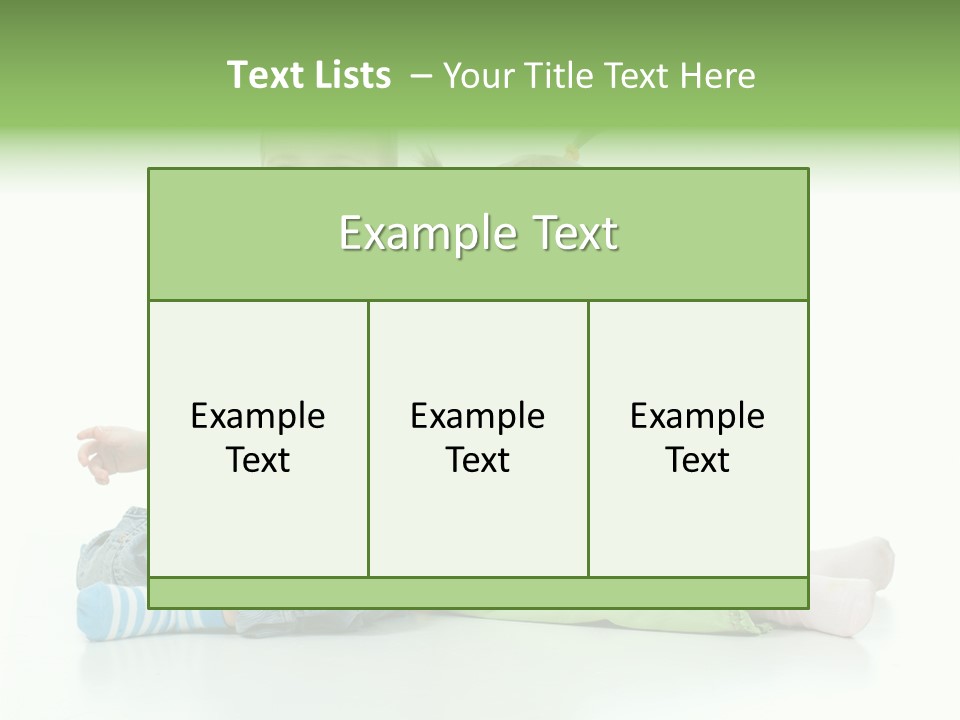 Green Cute Food PowerPoint Template