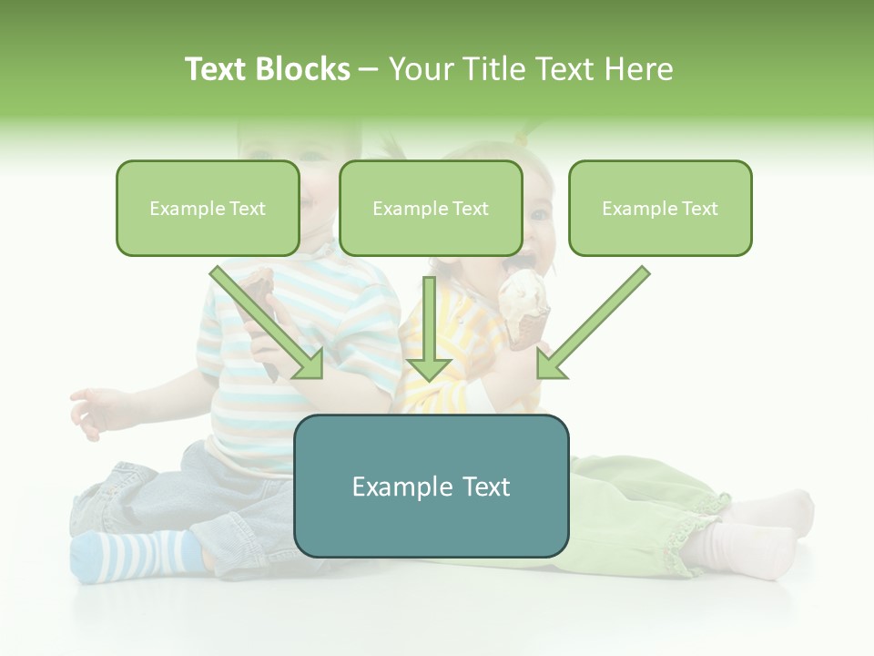 Green Cute Food PowerPoint Template
