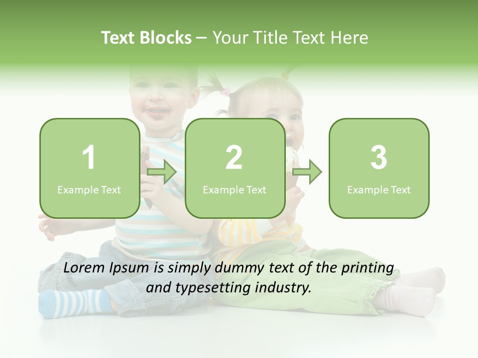 Green Cute Food PowerPoint Template
