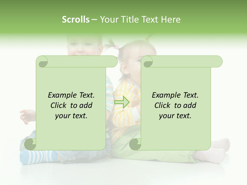 Green Cute Food PowerPoint Template