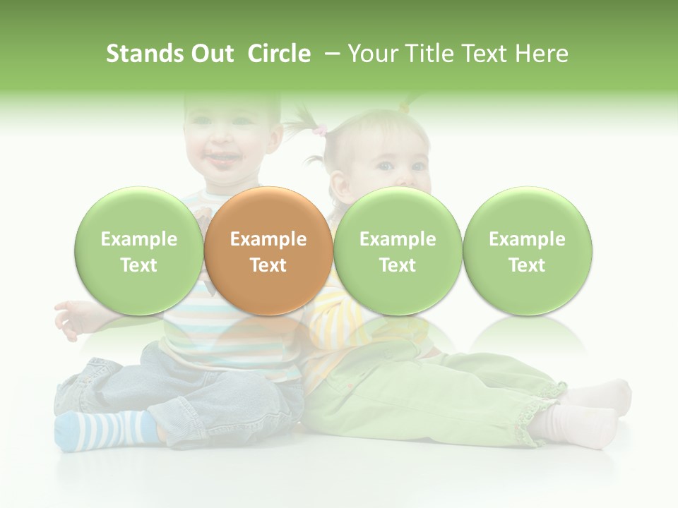 Green Cute Food PowerPoint Template