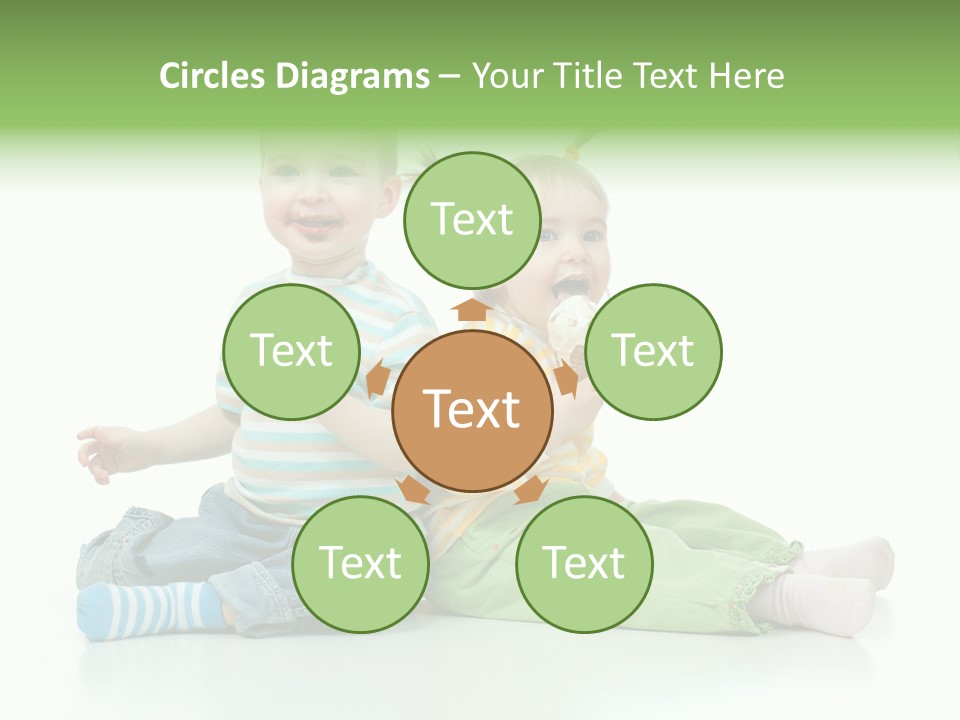 Green Cute Food PowerPoint Template