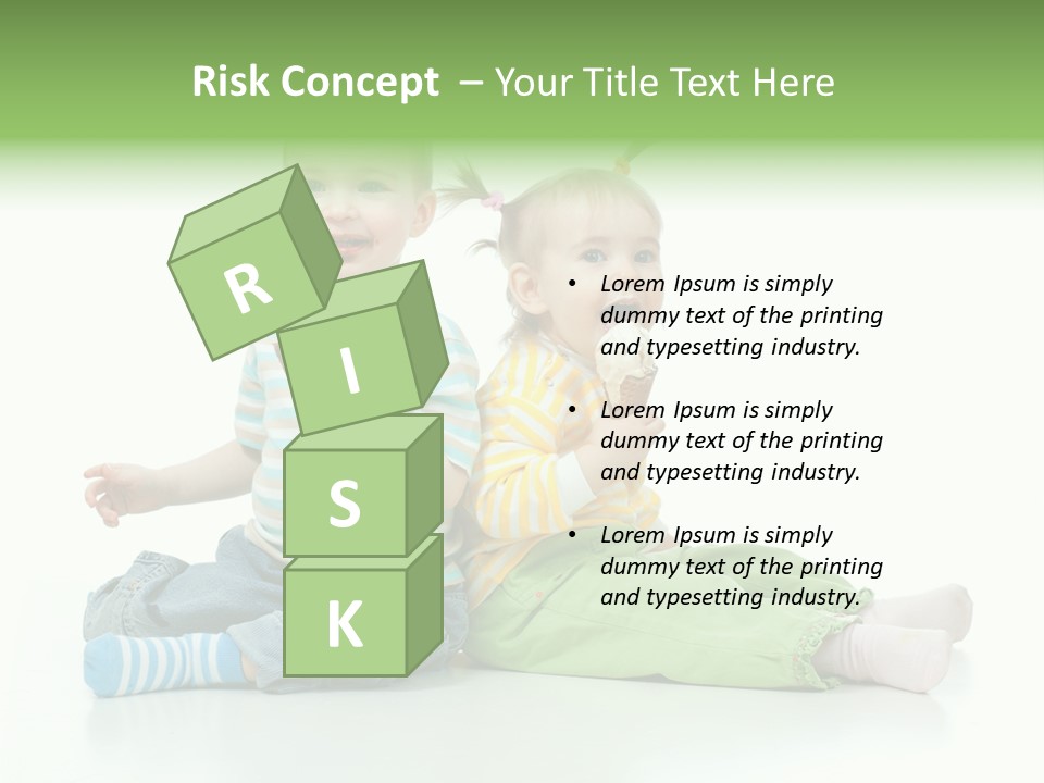 Green Cute Food PowerPoint Template