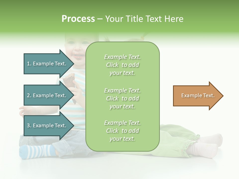 Green Cute Food PowerPoint Template