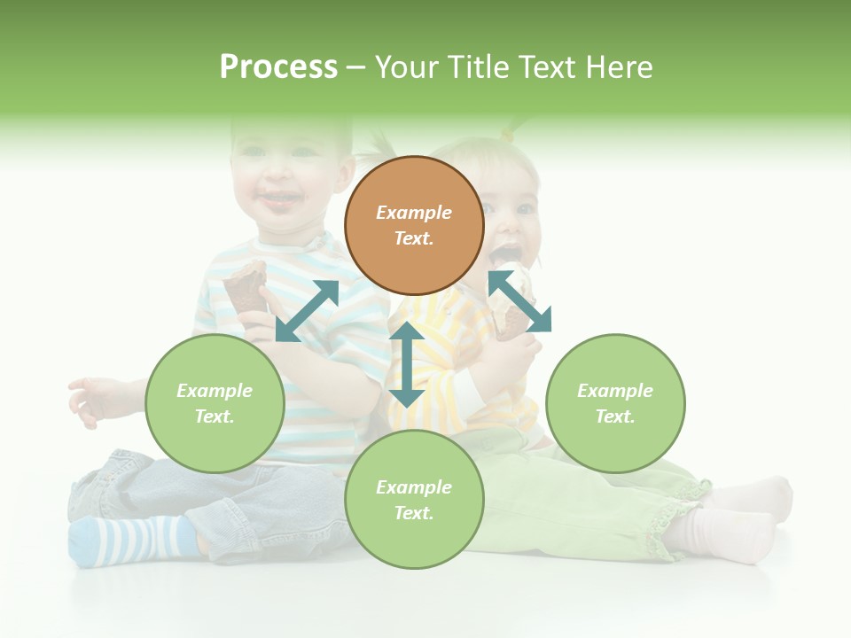 Green Cute Food PowerPoint Template