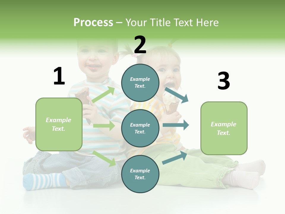 Green Cute Food PowerPoint Template