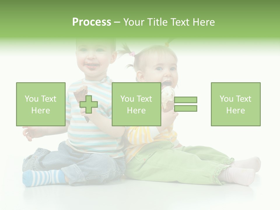 Green Cute Food PowerPoint Template