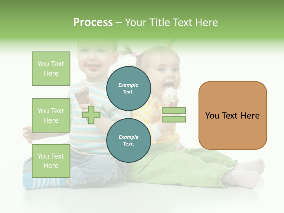 Green Cute Food PowerPoint Template