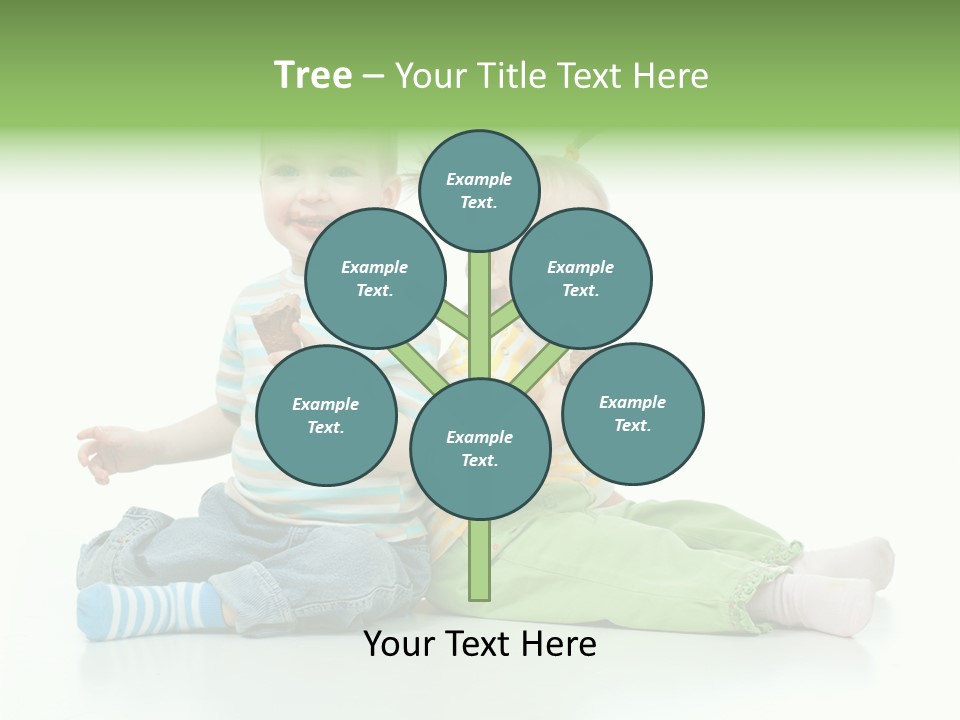 Green Cute Food PowerPoint Template