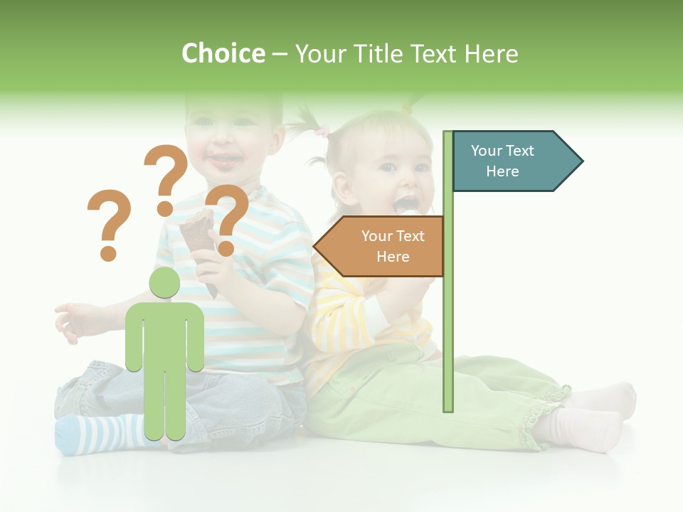 Green Cute Food PowerPoint Template