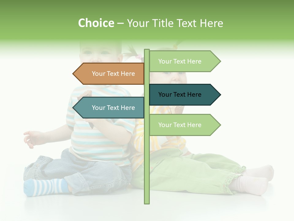 Green Cute Food PowerPoint Template