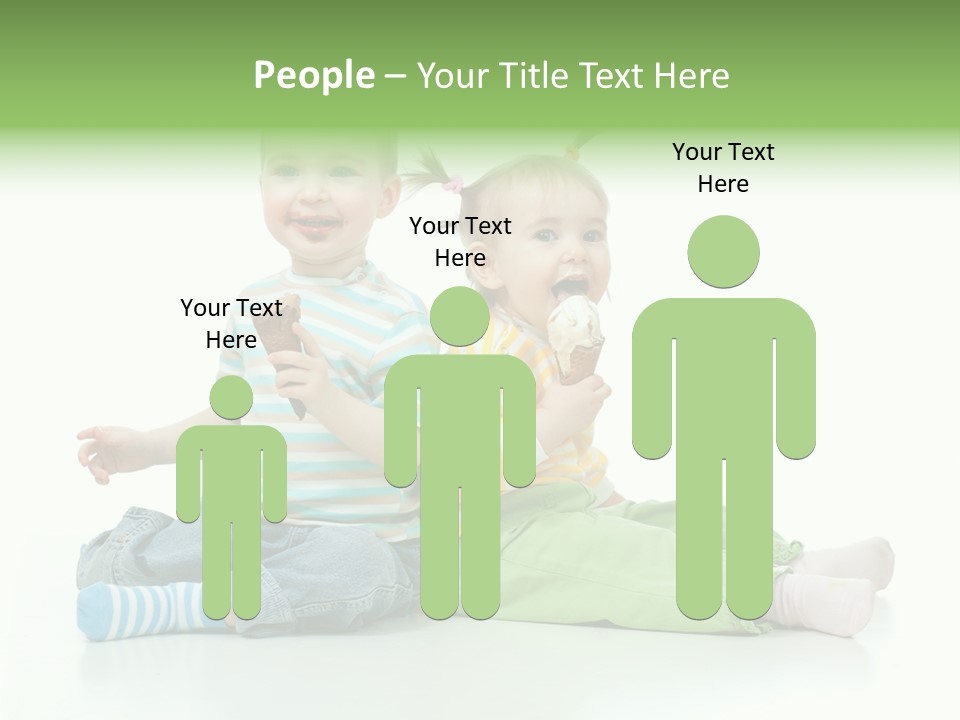 Green Cute Food PowerPoint Template