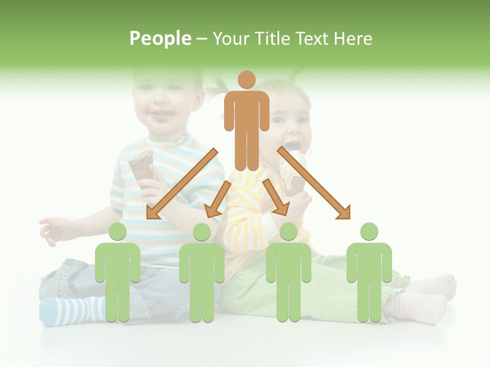 Green Cute Food PowerPoint Template