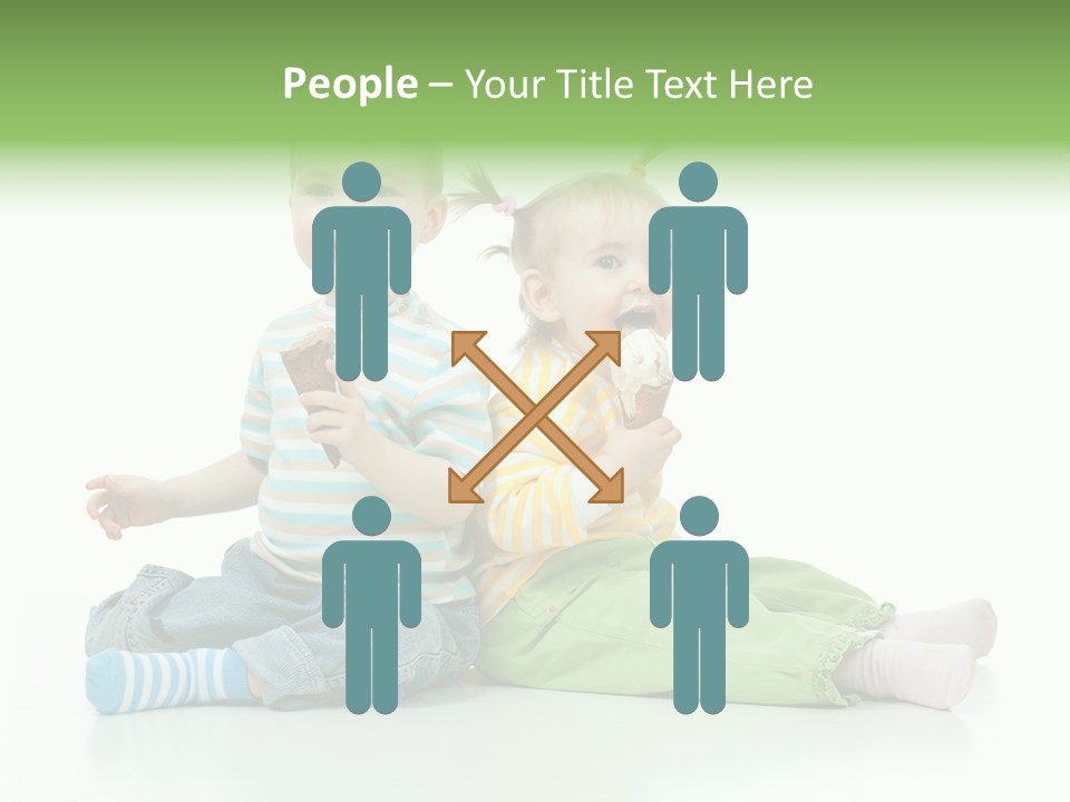 Green Cute Food PowerPoint Template