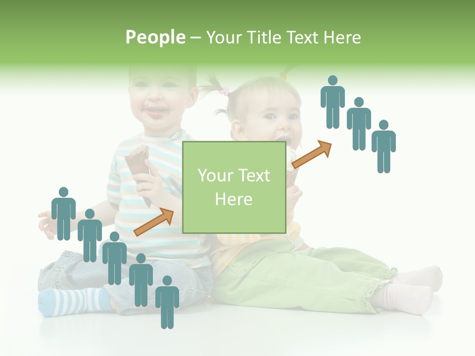 Green Cute Food PowerPoint Template