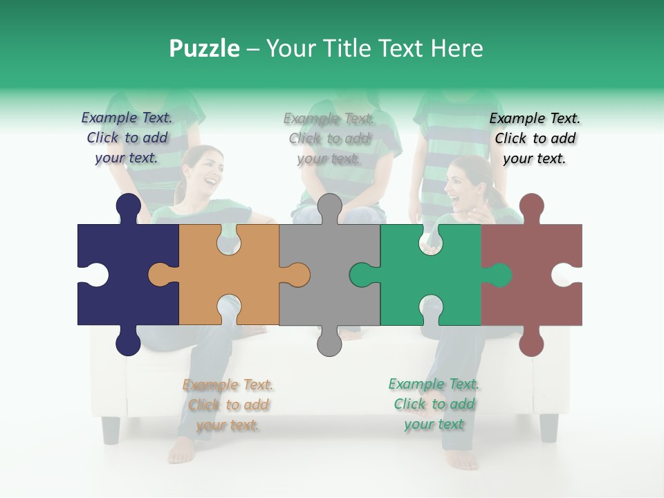 Girl Comfort Comfortable PowerPoint Template