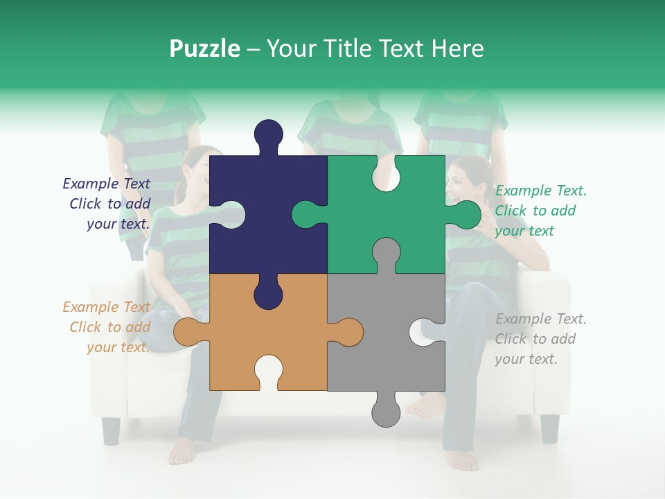 Girl Comfort Comfortable PowerPoint Template