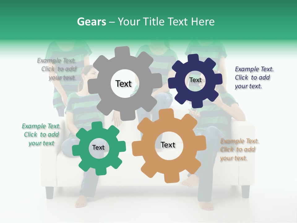 Girl Comfort Comfortable PowerPoint Template