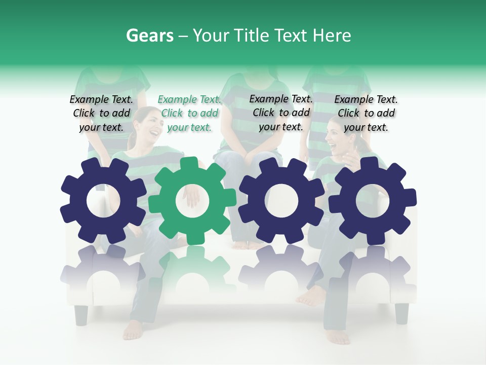 Girl Comfort Comfortable PowerPoint Template