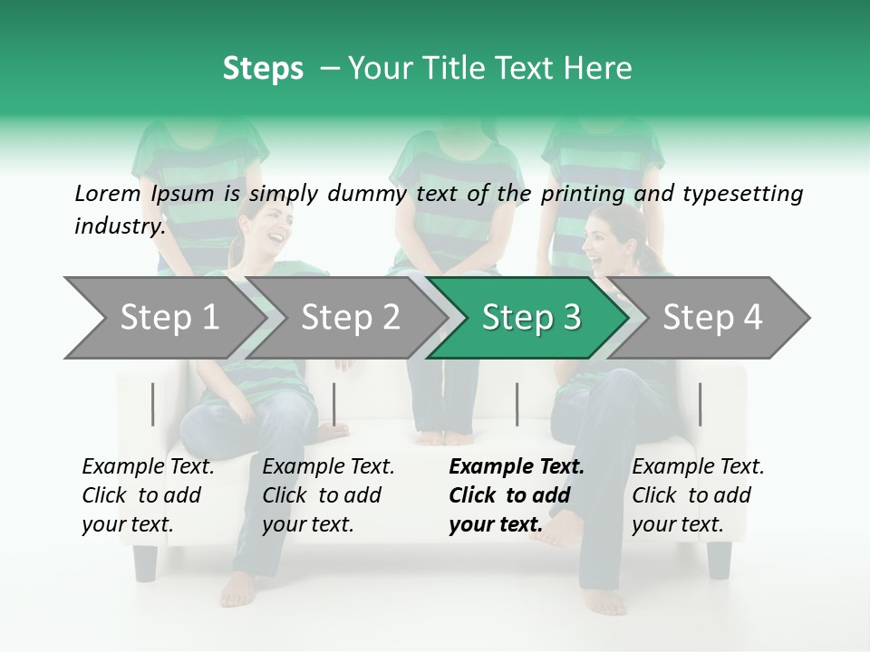 Girl Comfort Comfortable PowerPoint Template