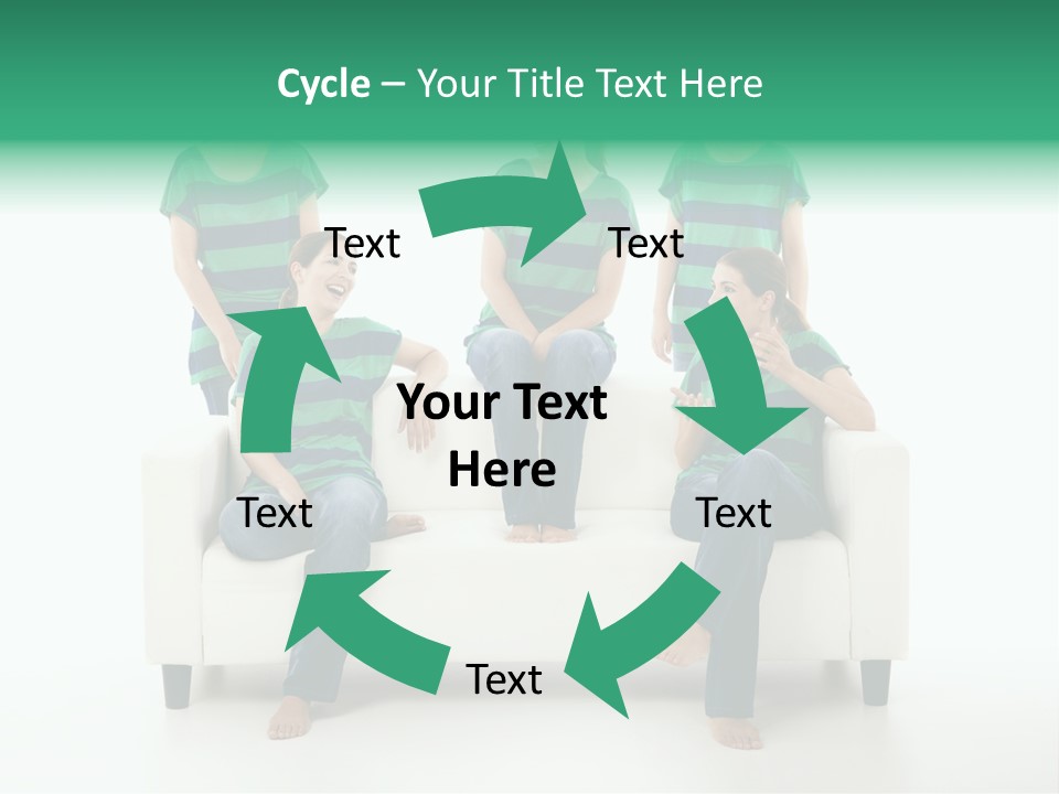 Girl Comfort Comfortable PowerPoint Template