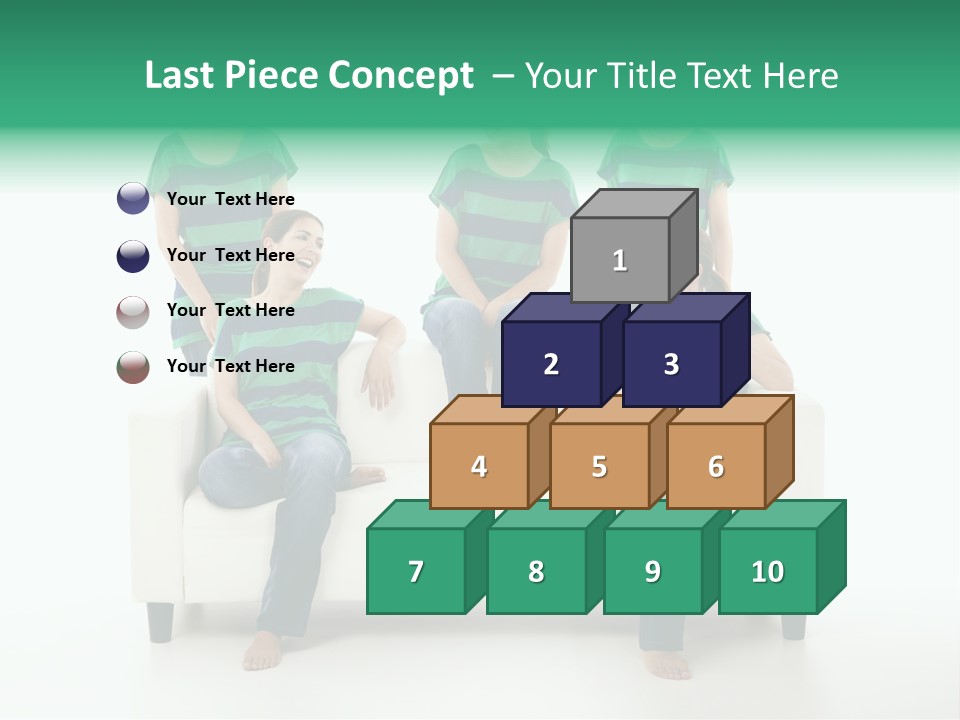 Girl Comfort Comfortable PowerPoint Template