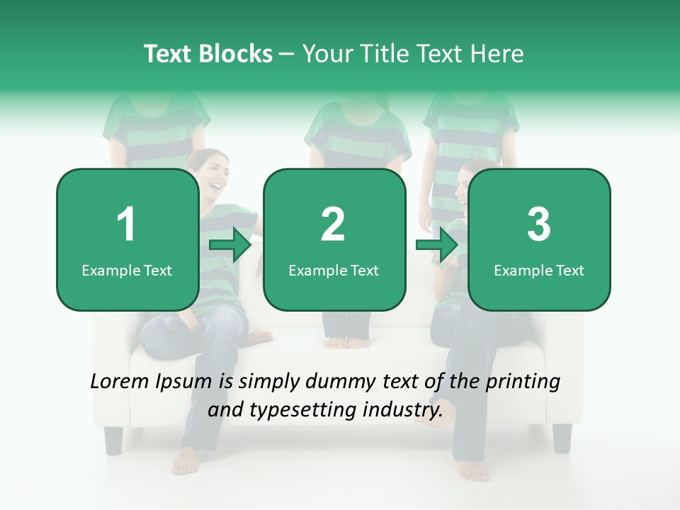 Girl Comfort Comfortable PowerPoint Template