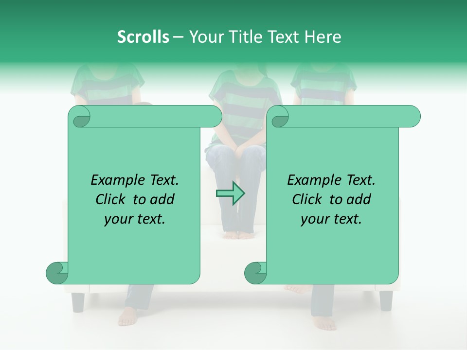 Girl Comfort Comfortable PowerPoint Template
