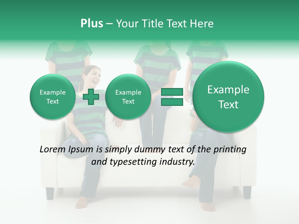 Girl Comfort Comfortable PowerPoint Template