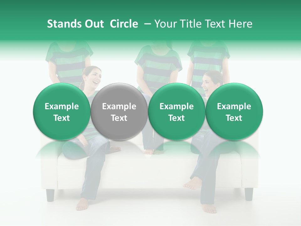 Girl Comfort Comfortable PowerPoint Template