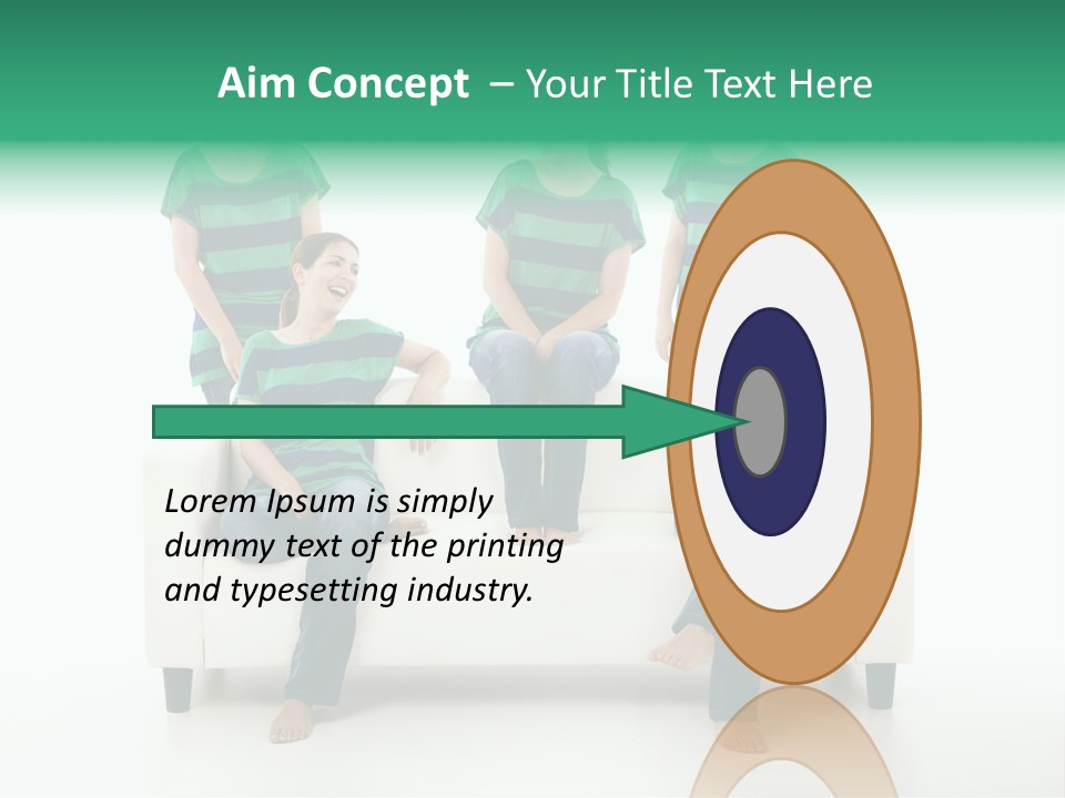 Girl Comfort Comfortable PowerPoint Template