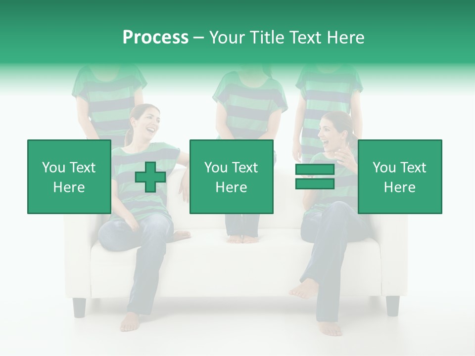 Girl Comfort Comfortable PowerPoint Template