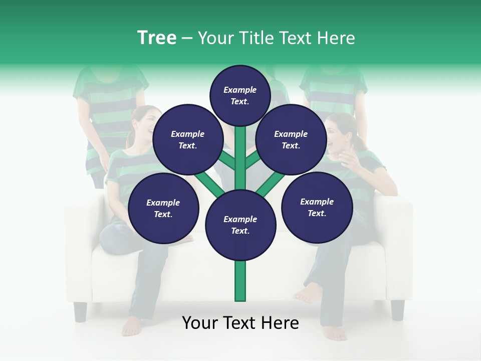 Girl Comfort Comfortable PowerPoint Template