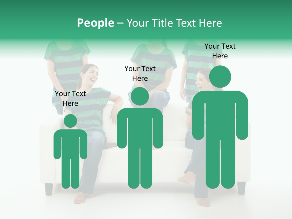 Girl Comfort Comfortable PowerPoint Template