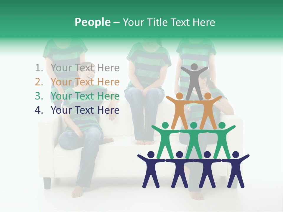 Girl Comfort Comfortable PowerPoint Template