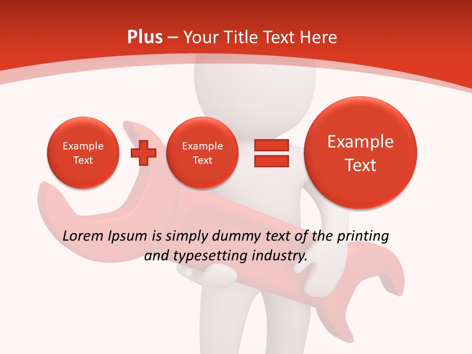 Skill Person Instrument PowerPoint Template