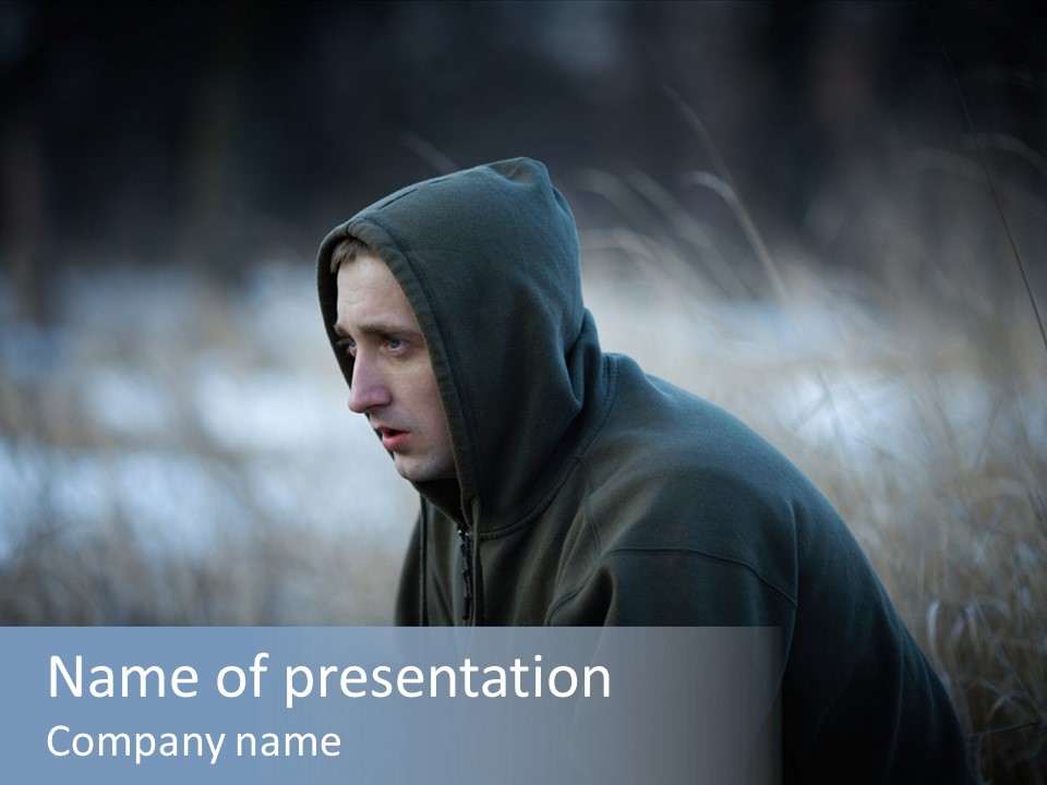 People Young Tough PowerPoint Template