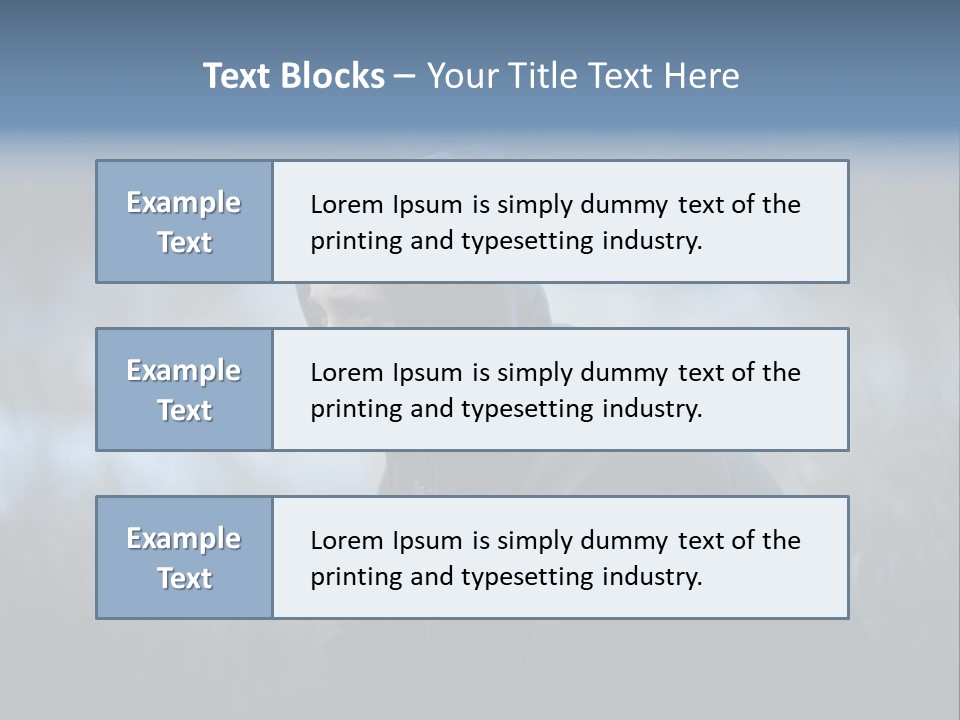 People Young Tough PowerPoint Template