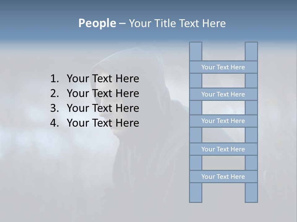 People Young Tough PowerPoint Template