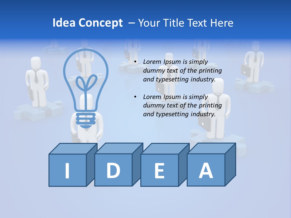 Object Briefcase Internet PowerPoint Template