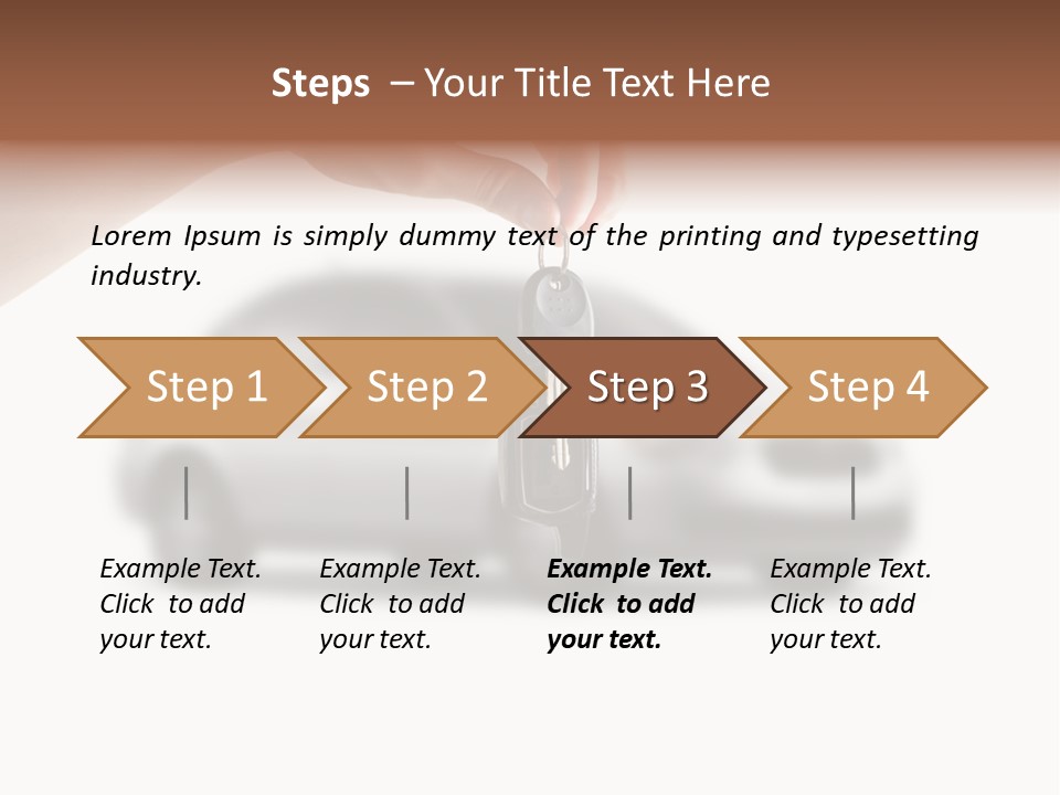 Success Open Automobile PowerPoint Template