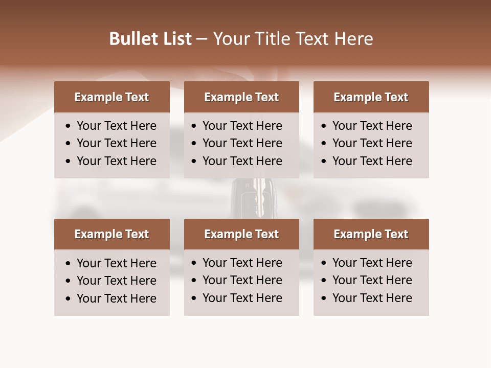 Success Open Automobile PowerPoint Template